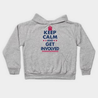 2024 Presidential Election 2024 Keep Calm And Vote Slogan Meme Kids Hoodie